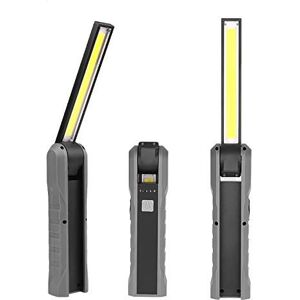 Memkey - Rechargeable led Lamp, Rechargeable Portable led cob Flashlight with Magnetic Base, 3 Modes, 210 Degree Foldable, for Camping, Car Repair, Memkey - Rechargeable led Lamp, Rechargeable Portable led cob Flashlight with Magnetic Base, 3 Modes, 210 Degree Foldable, for Camping, Car Repair,