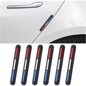 LINGHHANG (Red-White-Blue) 6 anti-collision strips for cars, bumpers, anti-scratch protection strips for rearview mirrors, suitable for all vehicles LINGHHANG (Red-White-Blue) 6 anti-collision strips for cars, bumpers, anti-scratch protection strips for rearview mirrors, suitable for all vehicles