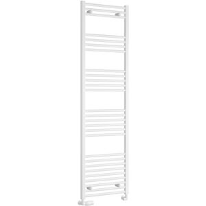 Reina - Capo Straight Heated Towel Rail 1800mm h x 600mm w - White Reina - Capo Straight Heated Towel Rail 1800mm h x 600mm w - White