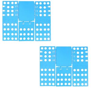 Relaxdays Set of 2 Clothes Folding Board, Foldable, 68 x 57 cm, Laundry, Shirts, Blouses, Flexible, Flip & Fold, Blue Relaxdays Set of 2 Clothes Folding Board, Foldable, 68 x 57 cm, Laundry, Shirts, Blouses, Flexible, Flip & Fold, Blue