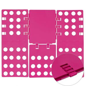 Relaxdays - 4th Generation Clothes Folding Board, Compact, Laundry Folder for Shirts, Blouses, Flexible, Flip & Fold, Pink Relaxdays - 4th Generation Clothes Folding Board, Compact, Laundry Folder for Shirts, Blouses, Flexible, Flip & Fold, Pink