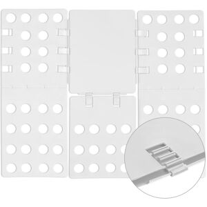 Relaxdays - 4th Generation Clothes Folding Board, Compact, Laundry Folder for Shirts, Blouses, Flip & Fold, White Relaxdays - 4th Generation Clothes Folding Board, Compact, Laundry Folder for Shirts, Blouses, Flip & Fold, White