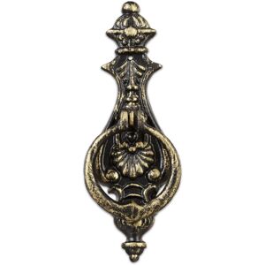 RELAXDAYS Rustic Iron Door Set - 4 Knocker Vintage Style RELAXDAYS Rustic Iron Door Set - 4 Knocker Vintage Style