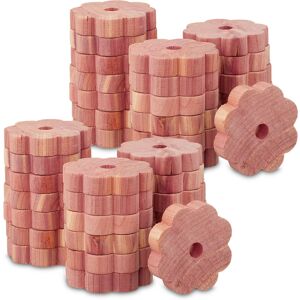 Relaxdays Moth Trap, 40x Set, Natural Insect Repellent, Cedar Wood, Hang Up in Wardrobe, Clothes Protection, Natural Relaxdays Moth Trap, 40x Set, Natural Insect Repellent, Cedar Wood, Hang Up in Wardrobe, Clothes Protection, Natural