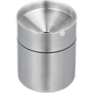 RELAXDAYS 9 x outdoor & indoor ashtrays with lids, HxD 8.5x7 cm, windproof stainless steel, cigarette holder, silver RELAXDAYS 9 x outdoor & indoor ashtrays with lids, HxD 8.5x7 cm, windproof stainless steel, cigarette holder, silver