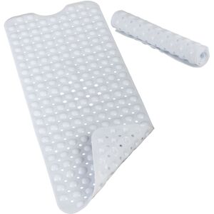 Relaxdays - Bathtub Mat, Extra Large Size with Suction Cups, Washable, 97 x 39 cm, Different Colours Relaxdays - Bathtub Mat, Extra Large Size with Suction Cups, Washable, 97 x 39 cm, Different Colours