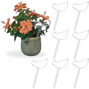 Relaxdays 8x Watering Balls, Automatic Drip, Bird-shaped Thirst Globe, 200 ml each, Irrigation Spheres, Transparent Relaxdays 8x Watering Balls, Automatic Drip, Bird-shaped Thirst Globe, 200 ml each, Irrigation Spheres, Transparent