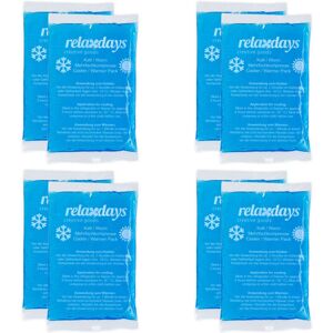 RELAXDAYS 24 x cooling pads, hot/cold compresses, 9 x 15 cm, first aid, reusable gel pack, blue, set RELAXDAYS 24 x cooling pads, hot/cold compresses, 9 x 15 cm, first aid, reusable gel pack, blue, set
