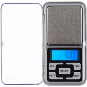 Relaxdays - 4x Digital Jewellery Scales for up to 200g, 0.01 g Steps, Tare & Counting Features, Mini Jewellery Scales, Silver Relaxdays - 4x Digital Jewellery Scales for up to 200g, 0.01 g Steps, Tare & Counting Features, Mini Jewellery Scales, Silver
