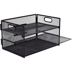 Relaxdays document holder, metal, 3 tiers, office, home office, HWD: 20.5 x 32.5 x 23.5 cm, desk organiser, black Relaxdays document holder, metal, 3 tiers, office, home office, HWD: 20.5 x 32.5 x 23.5 cm, desk organiser, black