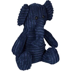 Relaxdays Elephant Doorstop, Fabric with Sand Filling, Door Bumper, Floor Protector, Kids, HxWxD: 27 x 19 x 21 cm, Blue Relaxdays Elephant Doorstop, Fabric with Sand Filling, Door Bumper, Floor Protector, Kids, HxWxD: 27 x 19 x 21 cm, Blue