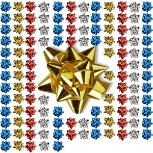 Relaxdays - Set of 1000 Gift Bows, Self-Adhesive, Bows for Christmas and Birthday Presents, ø 5 cm, Colourful Relaxdays - Set of 1000 Gift Bows, Self-Adhesive, Bows for Christmas and Birthday Presents, ø 5 cm, Colourful