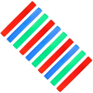 Foam Glow Sticks, led, Set of 10, 6 Effects, for Parties & Weddings, Party Glow Stick 40 cm long, White - Relaxdays Foam Glow Sticks, led, Set of 10, 6 Effects, for Parties & Weddings, Party Glow Stick 40 cm long, White - Relaxdays