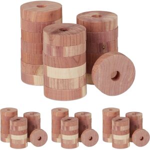 Relaxdays Moth Trap, 80x Set, Natural Insect Repellent, Cedar Wood, Hang Up in Wardrobe, Clothes Protection, Ø: 4 cm Relaxdays Moth Trap, 80x Set, Natural Insect Repellent, Cedar Wood, Hang Up in Wardrobe, Clothes Protection, Ø: 4 cm