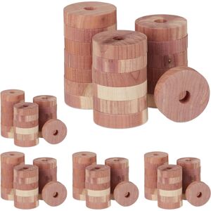Relaxdays Moth Trap, 100x Set, Natural Insect Repellent, Cedar Wood, Hang Up in Wardrobe, Clothes Protection, Ø: 4 cm Relaxdays Moth Trap, 100x Set, Natural Insect Repellent, Cedar Wood, Hang Up in Wardrobe, Clothes Protection, Ø: 4 cm