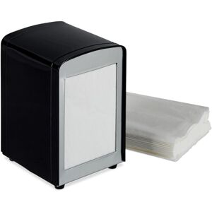 Set of 10 Relaxdays Napkin Dispensers Retro, Small Paper Serviettes, For Cafe, Bistro etc, HWD: 15x9.5x11, Black Set of 10 Relaxdays Napkin Dispensers Retro, Small Paper Serviettes, For Cafe, Bistro etc, HWD: 15x9.5x11, Black