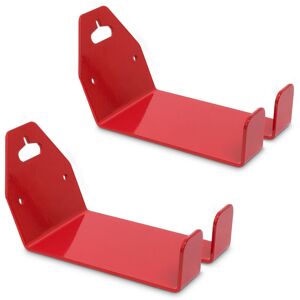 Relaxdays Set of 2 Pedal to Wall Bracket for Bicycles, Metal, Wall Mounted, for Bike Wall Storage, 10 x 14.5 cm, Red Relaxdays Set of 2 Pedal to Wall Bracket for Bicycles, Metal, Wall Mounted, for Bike Wall Storage, 10 x 14.5 cm, Red