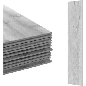 Relaxdays PVC self-adhesive flooring, 5m²/36 pieces, wood look, bathroom, kitchen, non-slip tiles 91x15cm, light brown Relaxdays PVC self-adhesive flooring, 5m²/36 pieces, wood look, bathroom, kitchen, non-slip tiles 91x15cm, light brown