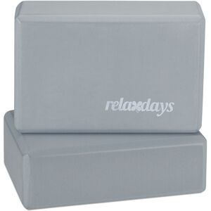 RELAXDAYS 10 x yoga blocks, yoga wedges for exercises, foam, non-slip, yoga cubes HWD: 8x23x15 cm, grey, set RELAXDAYS 10 x yoga blocks, yoga wedges for exercises, foam, non-slip, yoga cubes HWD: 8x23x15 cm, grey, set