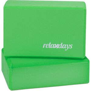 Relaxdays - Set of 10 Hard Foam Blocks to Practice Yoga, Non-Slip, hwd 8x23x15 cm, Green Relaxdays - Set of 10 Hard Foam Blocks to Practice Yoga, Non-Slip, hwd 8x23x15 cm, Green