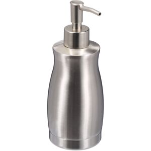 RELAXDAYS 2 x soap dispensers, 400 ml, stainless steel, refillable, soap, shower gel, bathroom, kitchen, elegant design, silver RELAXDAYS 2 x soap dispensers, 400 ml, stainless steel, refillable, soap, shower gel, bathroom, kitchen, elegant design, silver