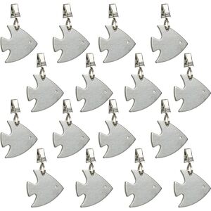 Relaxdays Tablecloth Weights, Set of 16, Fish Design, Paperweight, Curtain Pin Clip, Cinch Grip, Stainless Steel, Silver Relaxdays Tablecloth Weights, Set of 16, Fish Design, Paperweight, Curtain Pin Clip, Cinch Grip, Stainless Steel, Silver
