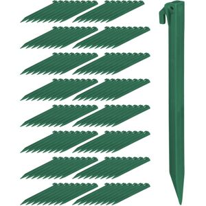 Set of 128 Relaxdays Tent Pegs Lightweight Anchor Pins, Soft & Sandy Terrain, 31 cm, Plastic, Stakes, Assorted, Green Set of 128 Relaxdays Tent Pegs Lightweight Anchor Pins, Soft & Sandy Terrain, 31 cm, Plastic, Stakes, Assorted, Green