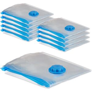 RELAXDAYS 40 x vacuum storage bags, compression bags for clothes & blankets, vacuum bags with valve, transparent, set RELAXDAYS 40 x vacuum storage bags, compression bags for clothes & blankets, vacuum bags with valve, transparent, set