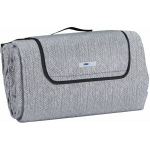 Relaxdays - xxl Picnic Blanket, Aluminium Coating, Folding Beach Rug with Handle, 200x300 cm, Soft, Grey Relaxdays - xxl Picnic Blanket, Aluminium Coating, Folding Beach Rug with Handle, 200x300 cm, Soft, Grey