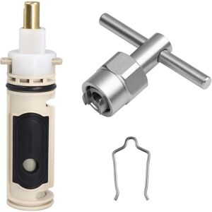 Replacement Cartridge 1222 with Removal Tool 104421 and Handle Adapter Kit 116653, Fits Moen (Cartridge + Extractor). Mumu Replacement Cartridge 1222 with Removal Tool 104421 and Handle Adapter Kit 116653, Fits Moen (Cartridge + Extractor). Mumu
