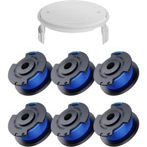Linghhang - Replacement Cutting Spools (6 Cutting Spools, 1 Cap) for Ryobi One+ AC14RL3A 18v 24v 40v Trimmer, Spools ø 1.6mm, Length 20.11m Linghhang - Replacement Cutting Spools (6 Cutting Spools, 1 Cap) for Ryobi One+ AC14RL3A 18v 24v 40v Trimmer, Spools ø 1.6mm, Length 20.11m