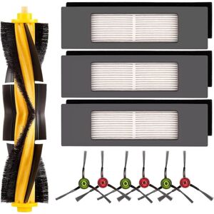 Cyslmuk - Replacement Filter Brush Kit Compatible with Ecovacs deebot ozmo 920 950 T8 aivi Max T9 T5 N5 N7 N8+ N8 Pro Plus Robot Vacuum Cleaners Cyslmuk - Replacement Filter Brush Kit Compatible with Ecovacs deebot ozmo 920 950 T8 aivi Max T9 T5 N5 N7 N8+ N8 Pro Plus Robot Vacuum Cleaners