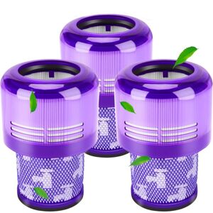Mumu - Replacement Filters - Set of 3 for Dyson V11 Absolute Extra Pro Animal Torque Drive V15 Detect Vacuum Cleaner Mumu - Replacement Filters - Set of 3 for Dyson V11 Absolute Extra Pro Animal Torque Drive V15 Detect Vacuum Cleaner