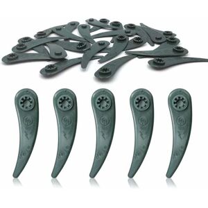 SERBIA Remplacement des Lames De Strimmer d'herbe, Lot de 24 Lame coupe bordure bosch pour coupe-bordures Bosch Durablade Art 23-18 li Art 26-18 li, Vert, SERBIA Remplacement des Lames De Strimmer d'herbe, Lot de 24 Lame coupe bordure bosch pour coupe-bordures Bosch Durablade Art 23-18 li Art 26-18 li, Vert,