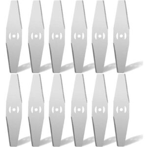 TOOLIVE Replacement Metal Blade for Cordless Brush Cutter, Contains Only 12 Blades, Garden Trimmer Accessory TOOLIVE Replacement Metal Blade for Cordless Brush Cutter, Contains Only 12 Blades, Garden Trimmer Accessory