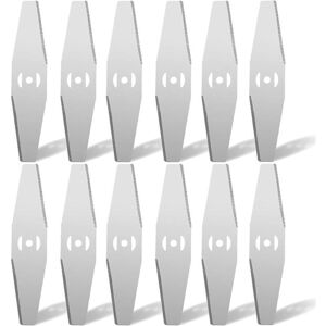YMYNY Replacement Metal Blade for Cordless Brush Cutter, Contains Only 12 Blades, mumu Garden Trimmer Accessory YMYNY Replacement Metal Blade for Cordless Brush Cutter, Contains Only 12 Blades, mumu Garden Trimmer Accessory