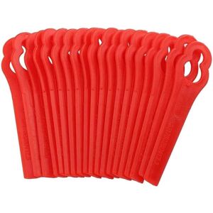 MEMKEY Replacement Plastic Blades for Grass Trimmer 100 Replacement Plastic Cutting Blades, Plastic Lawn Mower Blades, Grass Trimmer Brush Cutter Blades MEMKEY Replacement Plastic Blades for Grass Trimmer 100 Replacement Plastic Cutting Blades, Plastic Lawn Mower Blades, Grass Trimmer Brush Cutter Blades