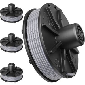 TOOLIVE Replacement Spool for Strimmer, 4 Pieces Φ1.6mm 6.2m 5307-20 Nylon Spool Automatic Feed, Spool for Gardena EasyCut ComfortCut PowerCut SmallCut TOOLIVE Replacement Spool for Strimmer, 4 Pieces Φ1.6mm 6.2m 5307-20 Nylon Spool Automatic Feed, Spool for Gardena EasyCut ComfortCut PowerCut SmallCut