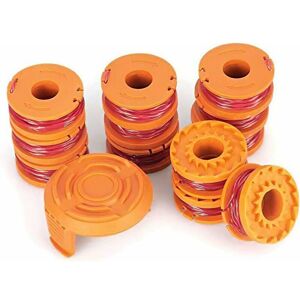 HOOPZI Replacement Spool Line for Worx Trimmer, Pack of 13 (Pack of 12 Trimmer Lines, 1 Trimmer Cap) HOOPZI Replacement Spool Line for Worx Trimmer, Pack of 13 (Pack of 12 Trimmer Lines, 1 Trimmer Cap)