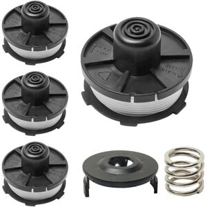 COOCHEER Makita Trimmer Replacement Cable, 6m Spool, Trimmer Replacement Cable, 0.07in Auto Feed, Trimmer Replacement Spool 196146-9/195858-1 (4) COOCHEER Makita Trimmer Replacement Cable, 6m Spool, Trimmer Replacement Cable, 0.07in Auto Feed, Trimmer Replacement Spool 196146-9/195858-1 (4)