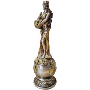 Tlily - Resin Blinded Greek Wealth Goddess Fortuna Statue Figurine Decor b Tlily - Resin Blinded Greek Wealth Goddess Fortuna Statue Figurine Decor b