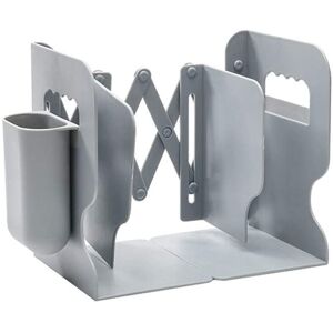 Tlily - Retractable Bookends for Shelves Bookshelf with Pen Holder,Duty Metal Holder Desktop Organizer Storage Tlily - Retractable Bookends for Shelves Bookshelf with Pen Holder,Duty Metal Holder Desktop Organizer Storage