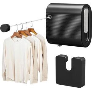 WOIYIC Retractable Clothes Line for Indoor and Outdoor Use, 4.2 m 304 Stainless Steel Retractable Clothesline, Anti-sag, Outdoor Retractable Clothes Line WOIYIC Retractable Clothes Line for Indoor and Outdoor Use, 4.2 m 304 Stainless Steel Retractable Clothesline, Anti-sag, Outdoor Retractable Clothes Line