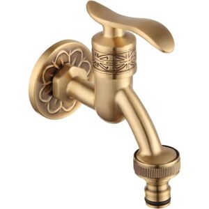 BEIJIYI Retro Brass Wall Mounted Faucet for Washing Machine, Pool Mop, Garden BEIJIYI Retro Brass Wall Mounted Faucet for Washing Machine, Pool Mop, Garden