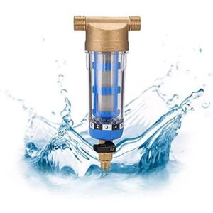 BEIJIYI Reusable Spin-Down Sediment Water Filter - Water Filter - External Thread - Fountain Hose Sediment Pre-Filter - Sediment Filter (3/4" Male Thread) BEIJIYI Reusable Spin-Down Sediment Water Filter - Water Filter - External Thread - Fountain Hose Sediment Pre-Filter - Sediment Filter (3/4" Male Thread)