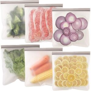 Cyslmuk - Reusable Ziplock Bags, Food Storage Bags, Leakproof Reusable Gallon Bags for Marinate Meats, Fruit, Snack, Home Organization, Eco-Friendly, Cyslmuk - Reusable Ziplock Bags, Food Storage Bags, Leakproof Reusable Gallon Bags for Marinate Meats, Fruit, Snack, Home Organization, Eco-Friendly,