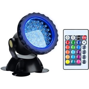 Tinor - rgb Aquarium Spotlight, Underwater Submersible Lighting for Fish, IP68 Waterproof led Lamp Adjustable Angle Light with Remote Control for Tinor - rgb Aquarium Spotlight, Underwater Submersible Lighting for Fish, IP68 Waterproof led Lamp Adjustable Angle Light with Remote Control for