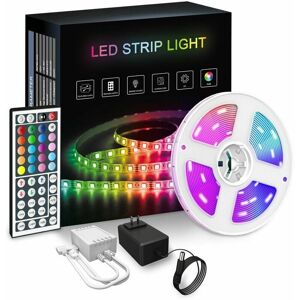 HOOPZI Rgb led Strip Light, 10M led Strip Light with 300 led Light, IP65 Waterproof Remote Control Self-adhesive Tape for Party Back Wall HOOPZI Rgb led Strip Light, 10M led Strip Light with 300 led Light, IP65 Waterproof Remote Control Self-adhesive Tape for Party Back Wall