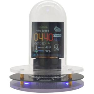 TLILY RGB Nixie Tube Clock Smart WIFI Networked LED Light-Emitting IPS Color Screen DIY Analog Digital Night Light TLILY RGB Nixie Tube Clock Smart WIFI Networked LED Light-Emitting IPS Color Screen DIY Analog Digital Night Light