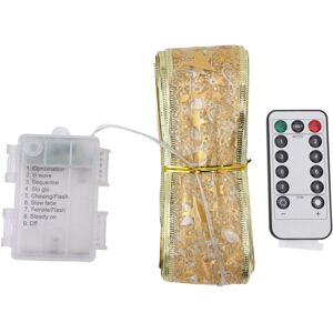 GROOFOO Ribbon Light 100 LEDs Battery Powered Decorative Timer Copper Wire Ribbon Bow String Lamp with Remote Control for Tent Party Bedroom 32.8ft Warm White GROOFOO Ribbon Light 100 LEDs Battery Powered Decorative Timer Copper Wire Ribbon Bow String Lamp with Remote Control for Tent Party Bedroom 32.8ft Warm White